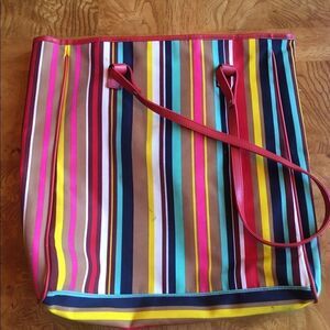 Lancôme Red Stripe Bag!
